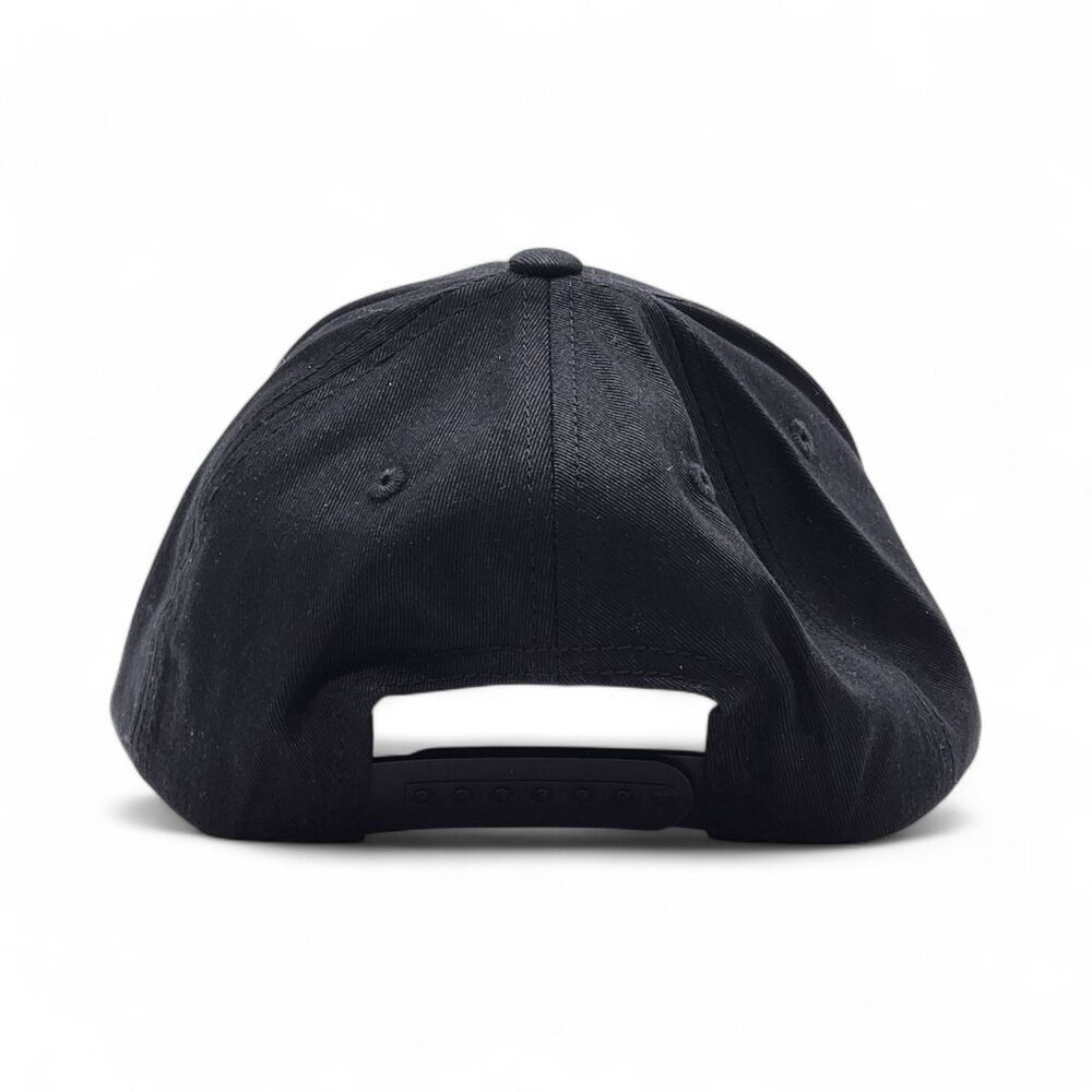 UFC Rectangle Flag Tokyo Time Adjustable Baseball Black Hat -NEW - Picture 3 of 5